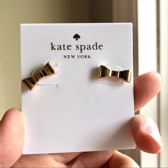 kate spade Jewelry - Kate Spade Bow Tie Earrings Stud